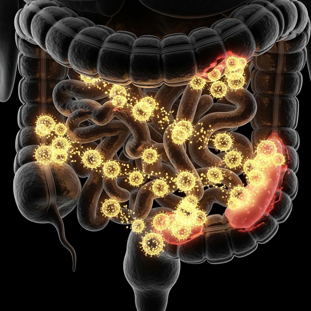 Gut microbiome and bacteria visualization