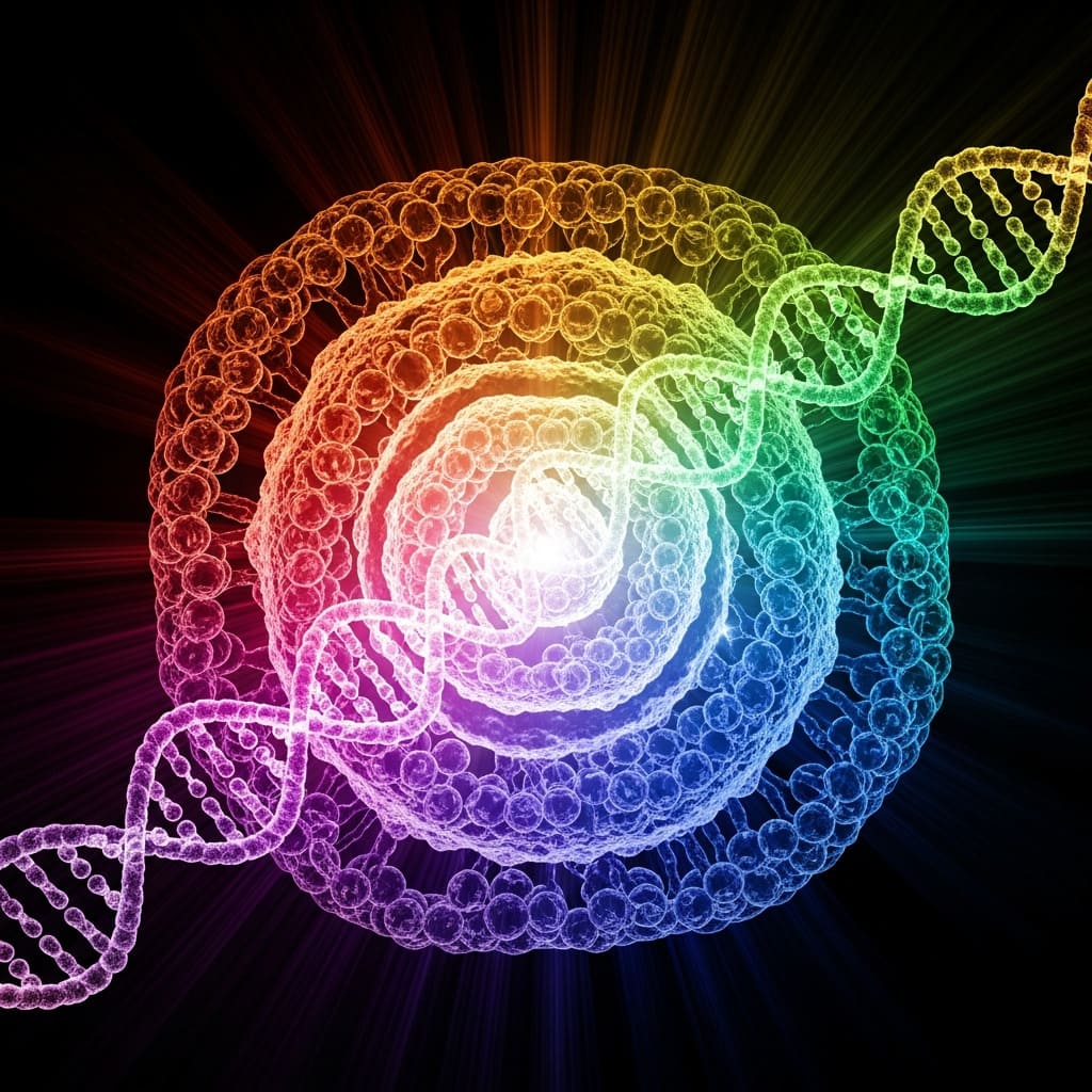 Antiviral protection and viral particles visualization