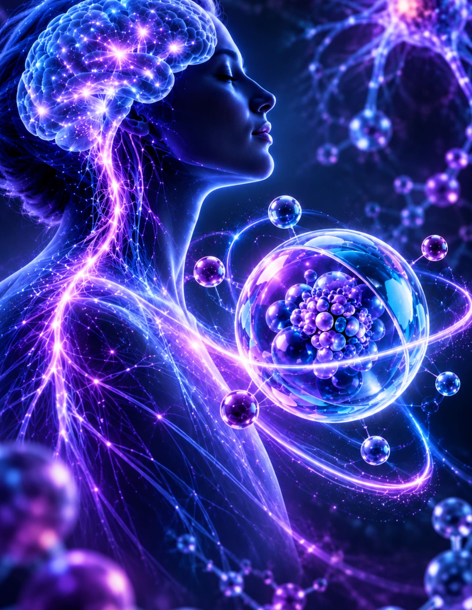 QuanticSphere PQNS and MIBS nanosphere delivery structures