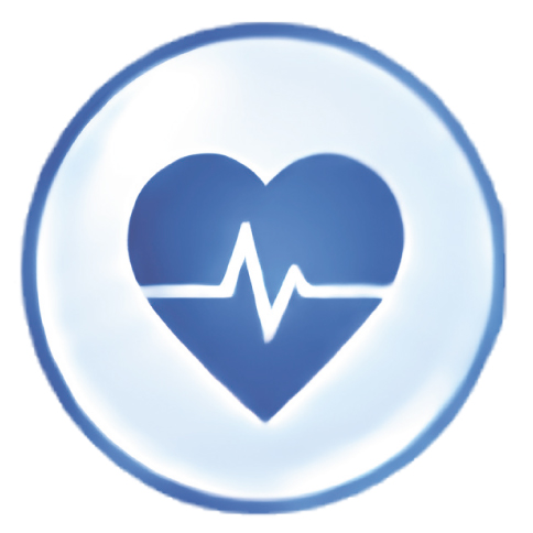 Vascular support icon — heartbeat pulse