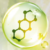 Antioxidant support icon — molecular ring